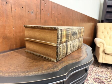 Klassiek-Engels-Antiek-Oud-Chesterfield-Opberg-Boek-Ladekast-2