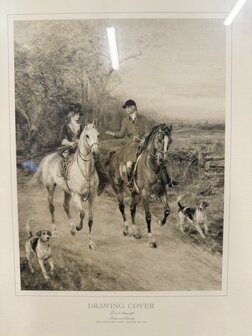 Klassiek-Engels-Antiek-Oud-Chesterfield-Prent-Drawing-Cover-1