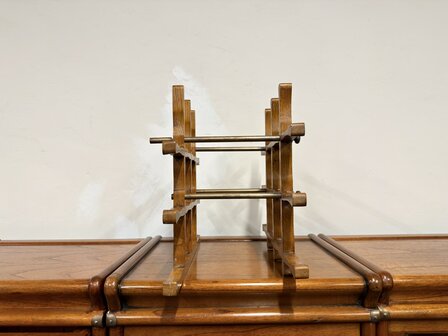 Klassiek-Engels-Antiek-Oud-Chesterfield-Originele-Globe-Wernicke-Wijnrek-in-Boekenkast-3