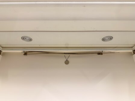 Klassiek-Engels-Antiek-Oud-Originele-Globe-Wernicke-Boekenkast-Wit