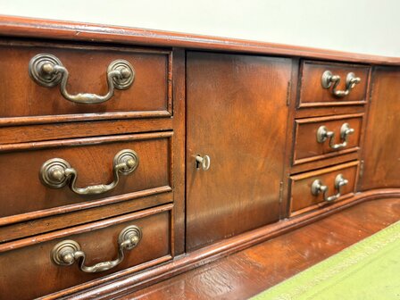 Antiek-Oud-Klassiek-Engels-Chesterfield-Secretaire-Bureau-Desk