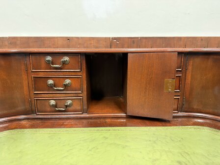 Antiek-Oud-Klassiek-Engels-Chesterfield-Secretaire-Bureau-Desk