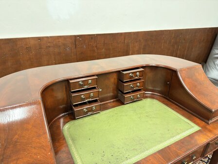 Antiek-Oud-Klassiek-Engels-Chesterfield-Secretaire-Bureau-Desk