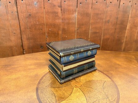 Klassiek-Engels-Bureau-Boeken-Accessoire-Opbergdoos