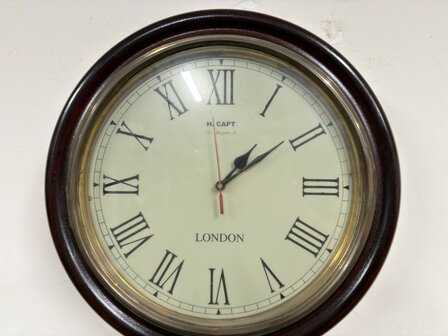 Klassiek-Oud-Antiek-Engels-London-Wandklok-Klok-2