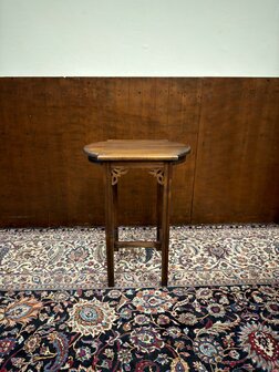 Klassieke-Antiek-Oude-Engelse-Mahoniehout-Sidetable-Bijzettafel