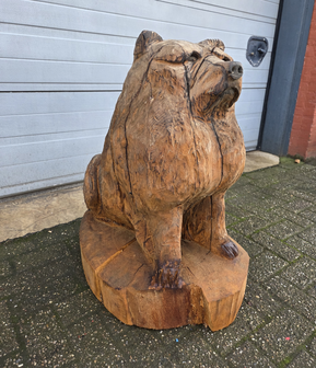 Groot-houtsnijwerk-houtsculptuur-tuinbeeld-kunstwerk-van-een-Chow-Chow-hond-5
