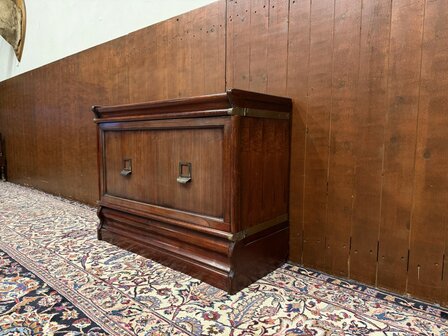 Klassiek-Antiek-Oud-Engels-Chesterfield-Originele-Globe-Wernicke-Boekenkast-Ladekast-Kantoorkast-2