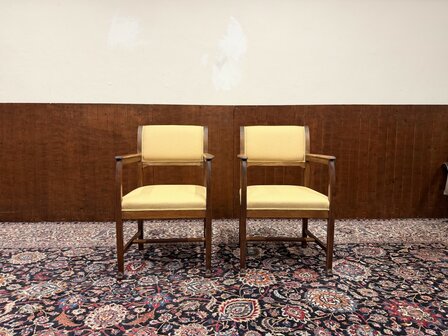 Set-Klassiek-Engels-Antiek-Oud-Stoelen-Stoel-Bureaustoelen