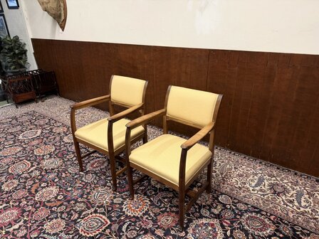 Set-Klassiek-Engels-Antiek-Oud-Stoelen-Stoel-Bureaustoelen