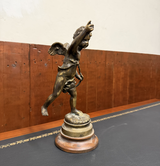 Antiek-Brons-beeld-Putti-Engel-1