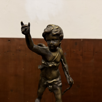 Antiek-Brons-beeld-Putti-Engel-3