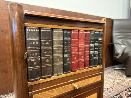 Klassiek-Engels-Antiek-Oud-Chesterfield-Vintage-Set-Nachtkast-Nachtkastjes-met-Inlegwerk-marqueterie