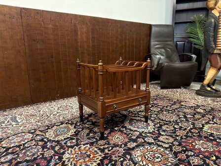 Klassiek-Oud-Antiek-Engels-Antiek-Vintage-Chesterfield-Lektuurbak