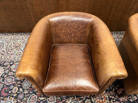 Klassiek-Oud-Antiek-Engels-Antiek-Vintage-Chesterfield-Schaap-Leder-Fauteuil-Arm-Chair-Laura-Ashley