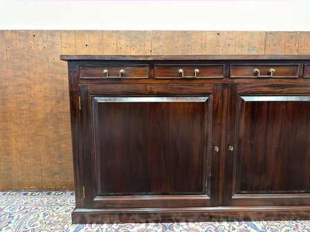 Klassiek-Oud-Antiek-Engels-Antiek-Vintage-Chesterfield-Kantoorkast-Dressoir