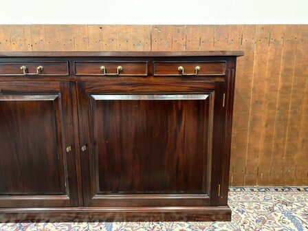 Klassiek-Oud-Antiek-Engels-Antiek-Vintage-Chesterfield-Kantoorkast-Dressoir