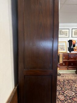 Klassiek-Oud-Antiek-Engels-Antiek-Vintage-Chesterfield-Globe-Wernicke-Boekenkast-Kast