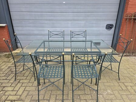 Smeedijzeren-tuinset-bistroset-tuintafel-met-stoelen-Buintentafel