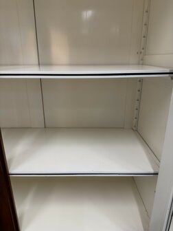 Klassiek-Antiek-Oud-Engels-Chesterfield-Vintage-Art-Deco-Boekenkast-Bibliotheekkast-Kast-met-Ladder-Trap