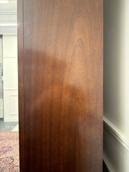 Klassiek-Engels-Antiek-Oud-Vintage-Chesterfield-Heldense-Exclusive-Boekenkast-Bibliotheekkast-Kast