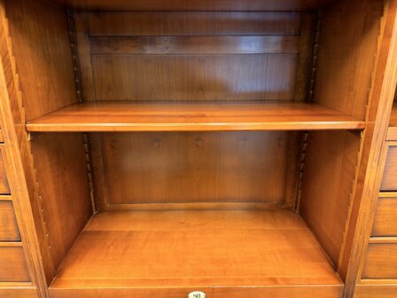 Klassiek-Italiaans-Antiek-Oud-Vintage-Assi-D'asolo-Boekenkast-Bibliotheekkast-Kast