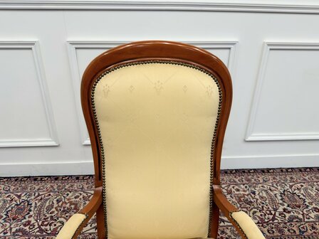 Klassiek-Engels-Antiek-Oud-Vintage-Chesterfield-Fauteuil
