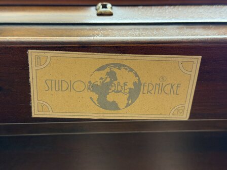 Klassiek-Antiek-Engels-Oud-Chesterfield-Originele-Globe-Wernicke-Bureau-Hoekbureau-Desk-Mahoniehout-Groen-Leder