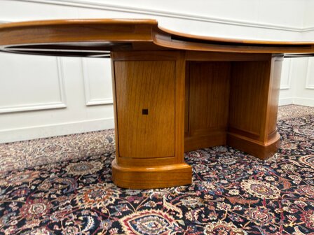 Klassiek-Antiek-Engels-Oud-Chesterfield-Art-Deco-Originele-Globe-Wernicke-Bureau-Desk-met-Bureaustoel-en-Bureaulegger