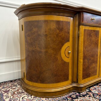 Klassiek-Antiek-Italiaans-Oud-Vintage-Dressoir-Kantoorkast-Wortelhout