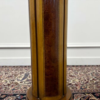 Klassiek-Italiaans-Antiek-Oud-Vintage-Wortelhout-Zuil-Pilaar-Pied-De-Stalle