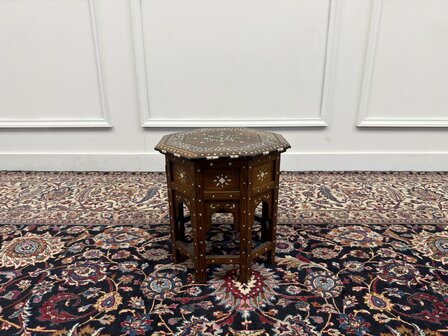 Antique Octagonal Anglo-Indian Hoshiarpur Side Table