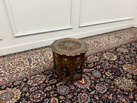 Antique Octagonal Anglo-Indian Hoshiarpur Side Table