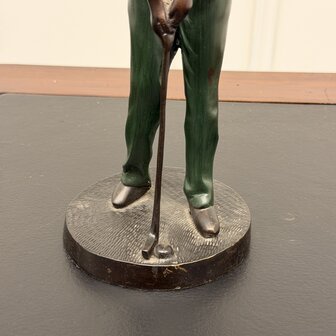 Antiek-brons-beeld-golfer-rood-3