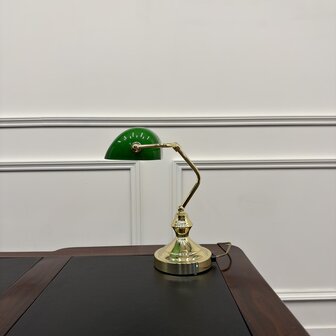 Klassieke-Bureaulamp-notaris-lamp-bankierslamp-messing-met-groen-glas-glazend-1