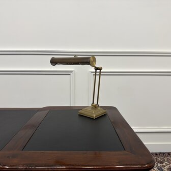 Antieke-Messing-Bureaulamp-verstelbaar-S&ouml;lken-piano-lamp