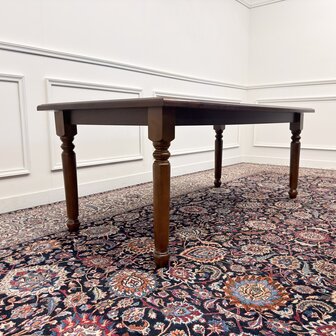 Klassiek-Antiek-Engels-Oud-Chesterfield-Bureau-Schrijftafel-Groen-Leder