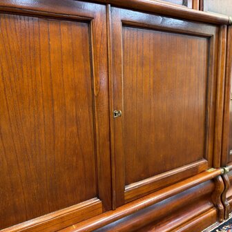 Klassiek-Engels-Antiek-Oud-Chesterfield-Vintage-Originele-Globe-Wernicke-Boekenkast-Bibliotheekkast-Kast