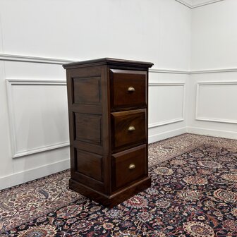 Klassiek-Engels-Antiek-Oud-Vintage-Chesterfield-Dressoir-Kantoorkast-Ladekast-Archiefkast-3