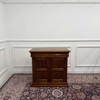 Klassiek-Engels-Antiek-Oud-Vintage-Chesterfield-Dressoir-Kantoorkast-Printerkast-Kast-1