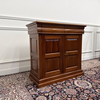 Klassiek-Engels-Antiek-Oud-Vintage-Chesterfield-Dressoir-Kantoorkast-Printerkast-Kast-2