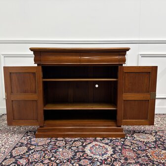 Klassiek-Engels-Antiek-Oud-Vintage-Chesterfield-Dressoir-Kantoorkast-Printerkast-Kast-6