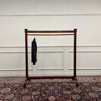 Klassiek-Antiek-Engels-Oud-Victoriaans-Vintage-Chesterfield-Kapstok-Garderobe-Coat-Rack