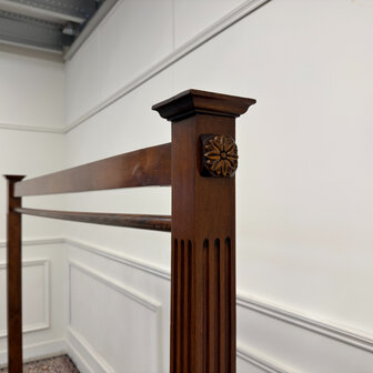 Klassiek-Antiek-Engels-Oud-Victoriaans-Vintage-Chesterfield-Kapstok-Garderobe-Coat-Rack