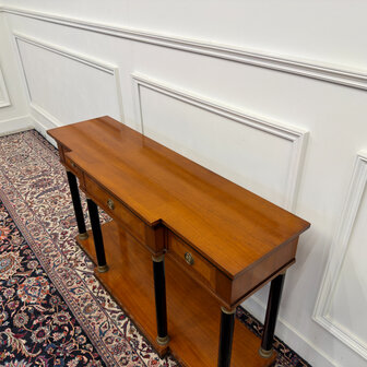 Klassiek-Engels-Antiek-Oud-Vintage-Chesterfield-Empire-Selva-Italiaans-Sidetable-Side-table-Sideboard