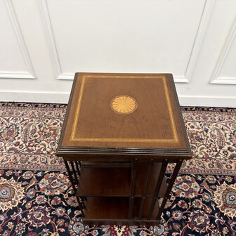 Klassiek-Engels-Antiek-Oud-Vintage-Chesterfield-Boekenmolen