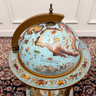 Klassiek-Engels-Antiek-Oud-Vintage-Chesterfiel-Italiaanse-Globe-Bar-Drankglobe-Vloermodel-4