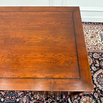 Klassiek-Engels-Antiek-Oud-Vintage-Chesterfield-Bureau-Desk-Eichholtz-Eikenhout-15