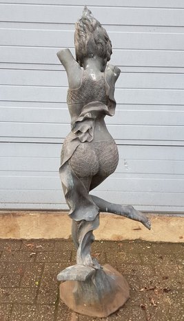 Antiek-tuinbeeld-brons-Art-Nouveau-danseres-standbeeld-kunstwerk-oud-2