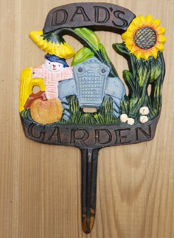Gietijzeren-tuinsteker-tuinprikker-tuindecoratie-dads-garden-papas-tuin